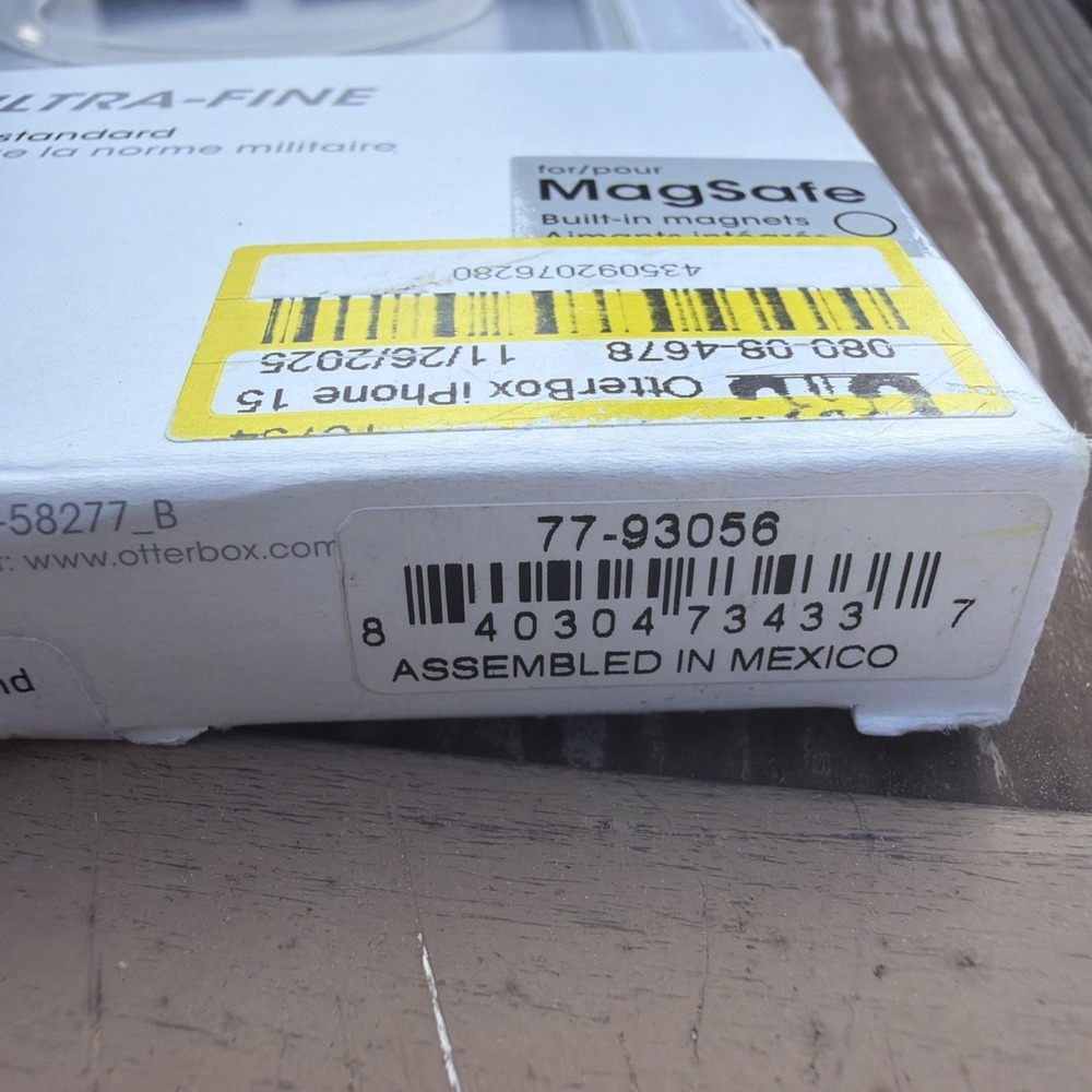 OtterBox Symmetry+ Series Case for MagSafe for iPhone 14/15 Plus Clear NEW - Picture 5 of 5